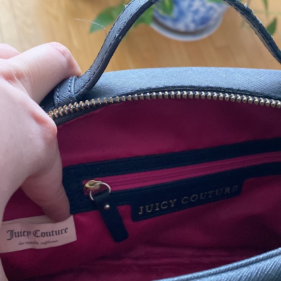 🖤🐧👑BLACK LEATHER VINTAGE JUICY COUTURE PURSE👑🐧🖤 - Picture 2 of 5